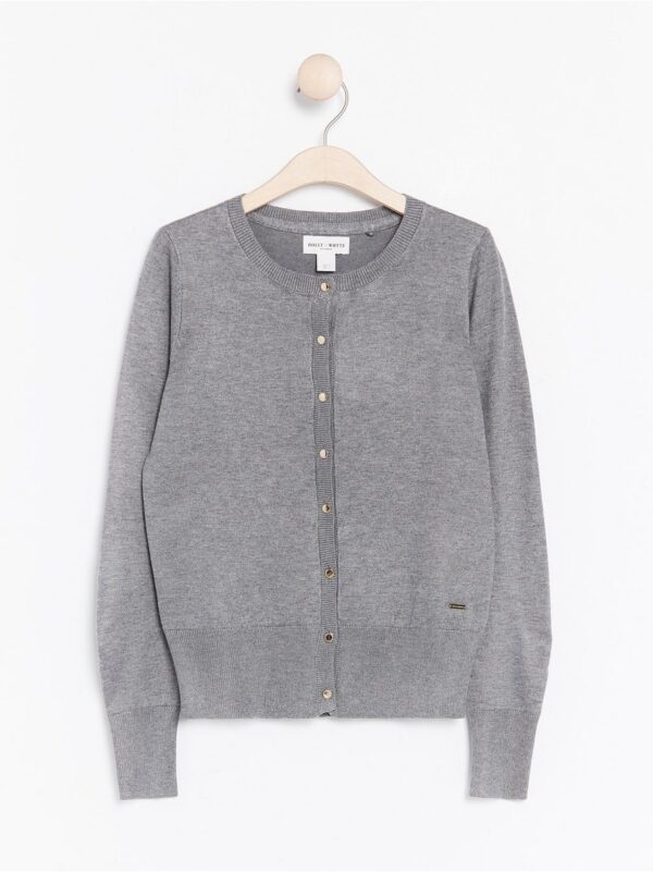 Fine-knit Cardigan - 7708700-3655