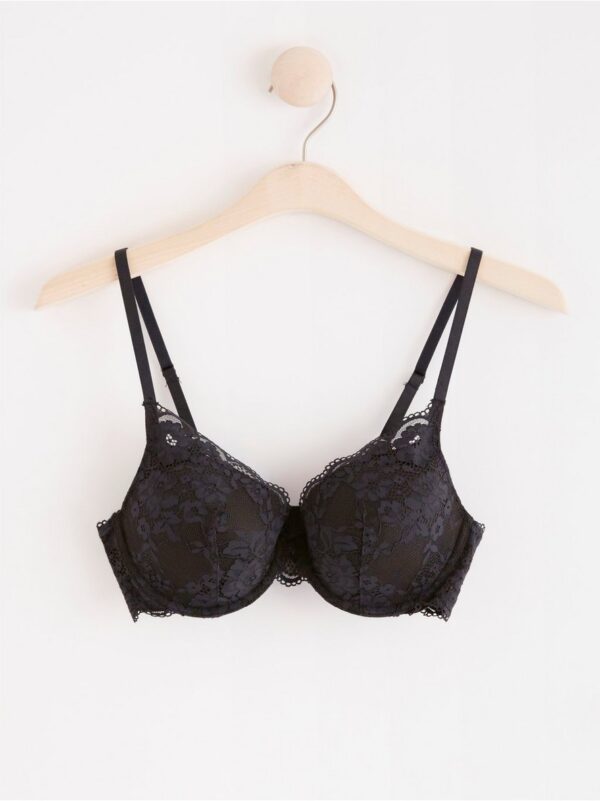 Lilja t-shirt bra with lace - 7775946-80
