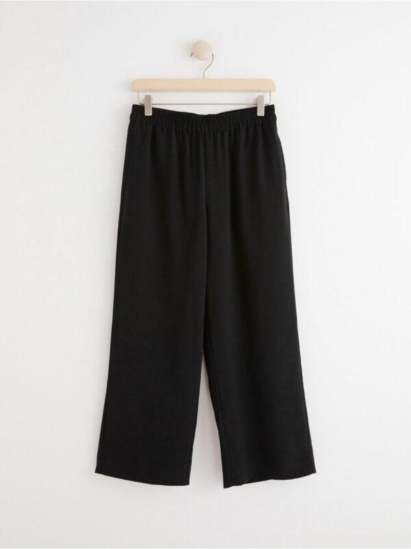BELLA Straight black trousers - 7815908-80