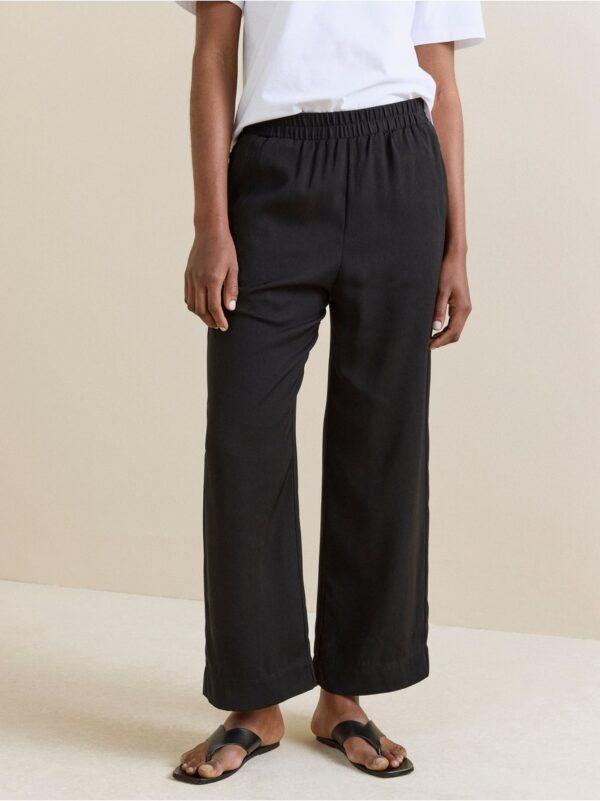 BELLA Straight black trousers - 7815908-80