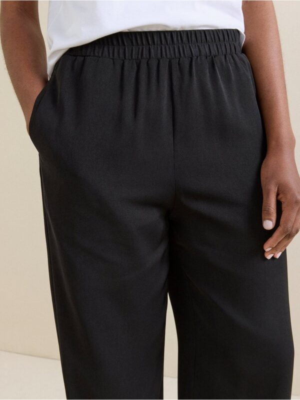 BELLA Straight black trousers - 7815908-80