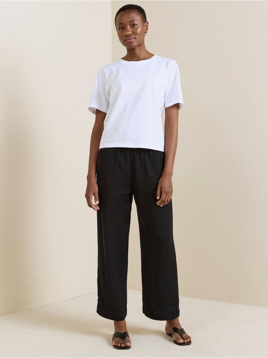 Pantalone – BELLA Straight black trousers