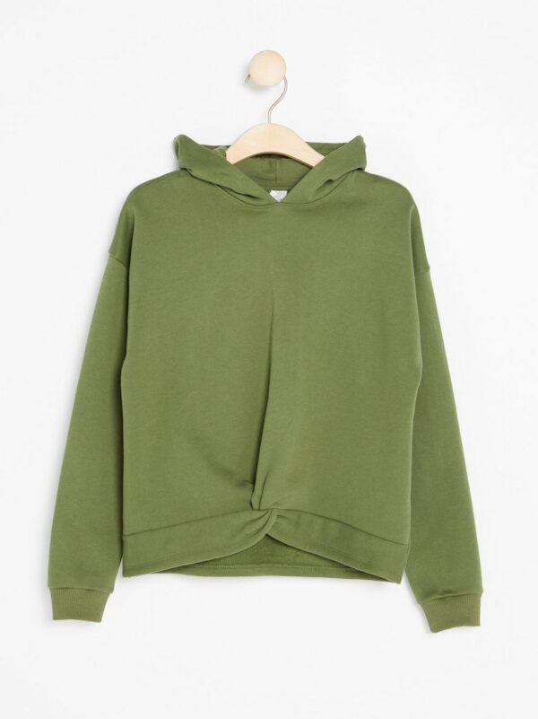 Hoodie with Knot - 7822509-7588