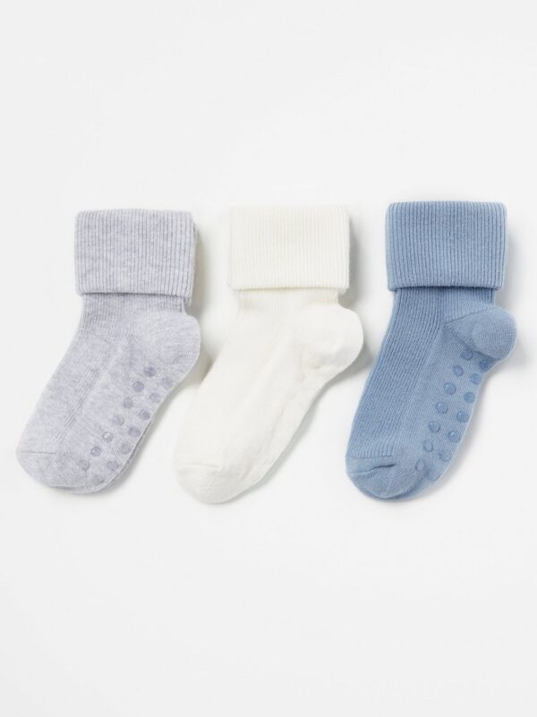 3-pack ribbed socks - 7825591-3436