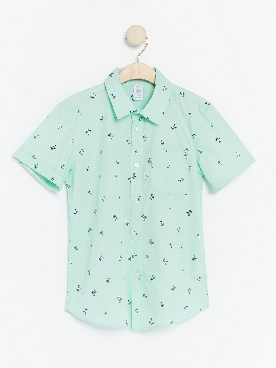 Košulje – Patterned Shirt with Short Sleeves