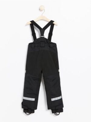 FIX Black ski trousers with braces - 7854203-80