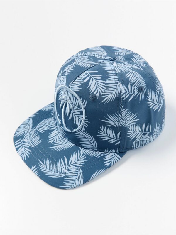 Cap with Tropic Pattern - 7857173-8505