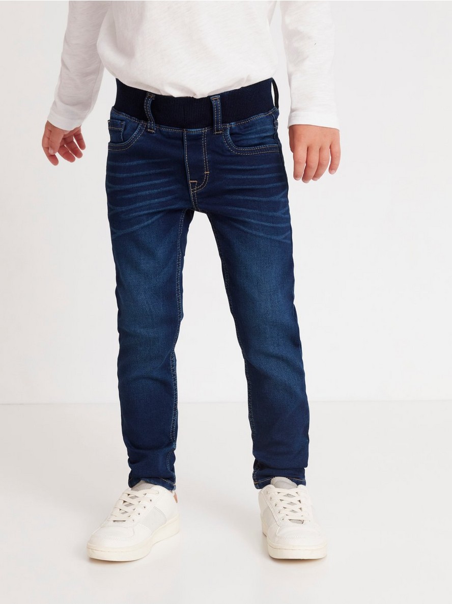 Pantalone – SIGGE Slim regular jeans with ribbed waist