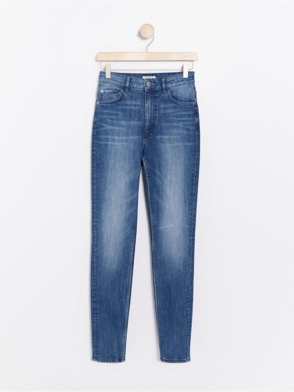 VERA Blue skinny jeans with high waist - 7874419-790