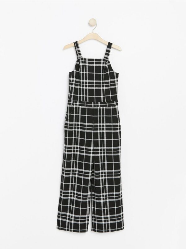 Checked jersey jumpsuit - 7885244-80