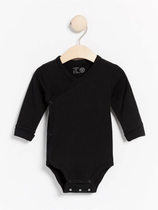 Long sleeve wrap bodysuit - 7903800-6959
