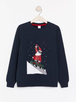 Sweatshirt with Santa motif - 7913090-2521