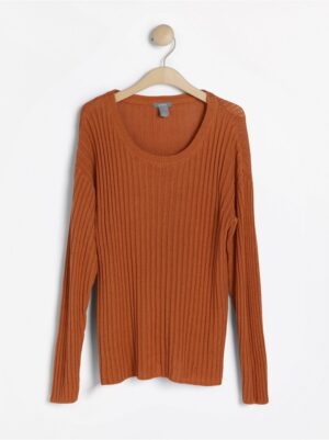 Rib-knit jumper in linen blend - 7933849-1343
