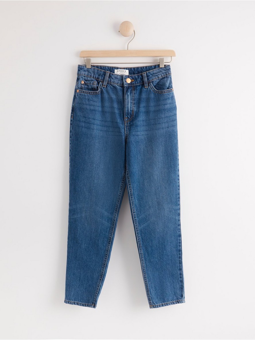 Pantalone – Narrow fit high waist cropped jeans