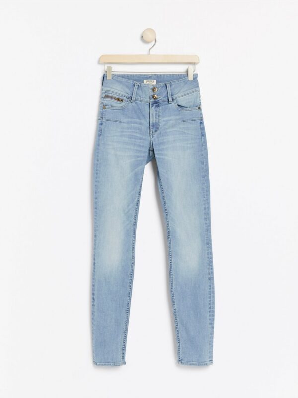 LILLY Light blue slim fit shaping jeans - 7950044-766