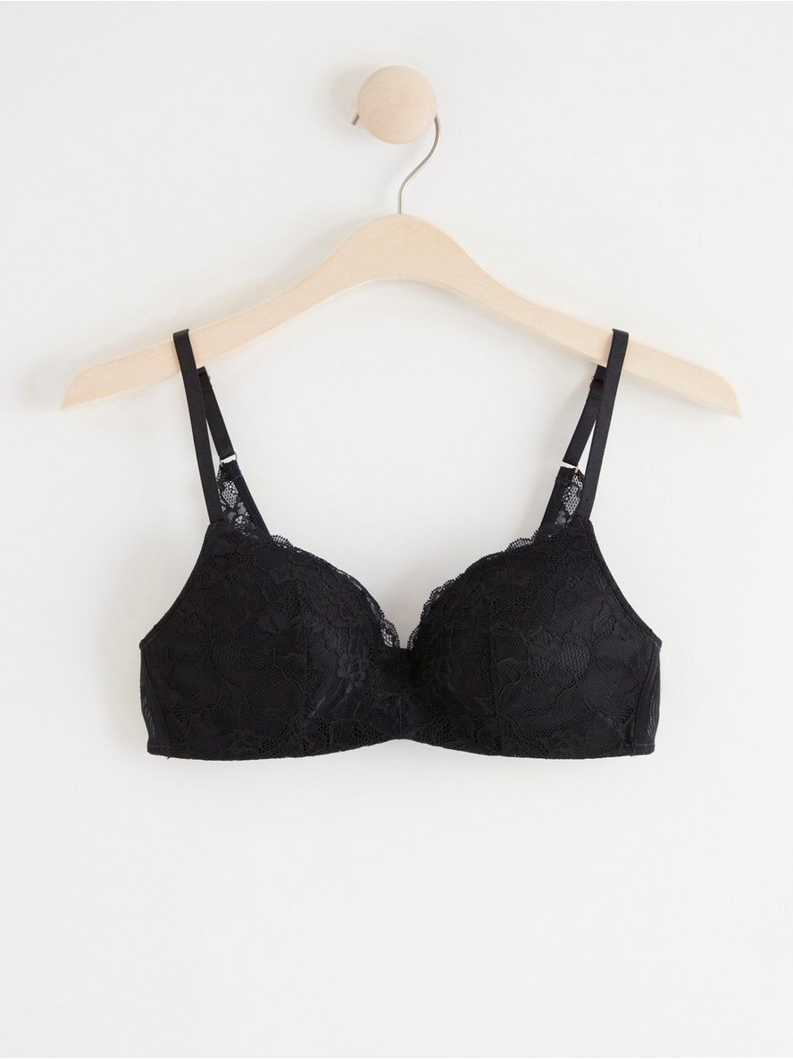 Brushalter – Flora wirefree bra with lace