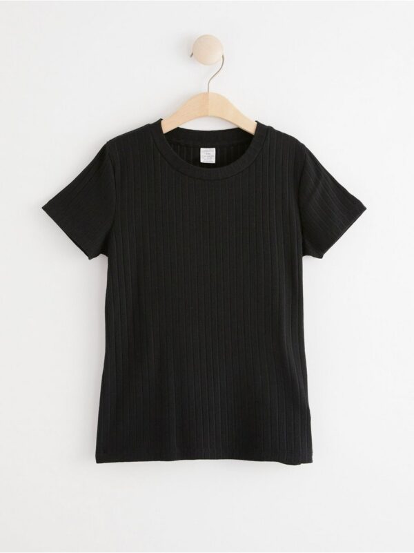 Short sleeve ribbed top - 7957126-80