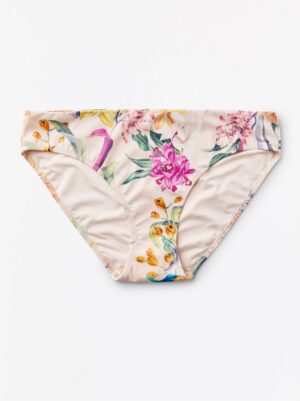 Bikini regular bikini briefs with floral pattern - 7958054-9487