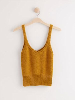 Short knitted camisole - 7962034-9730