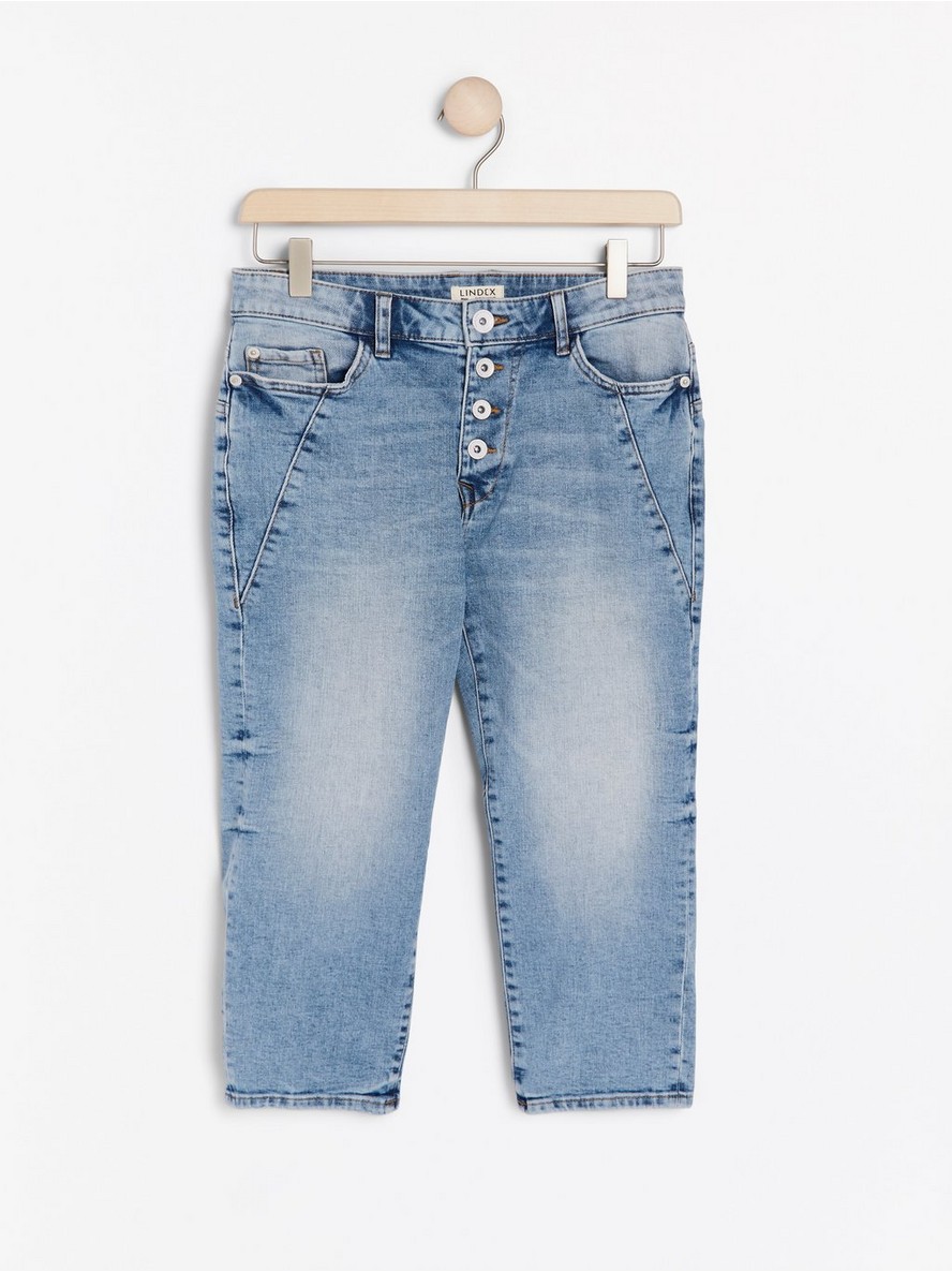 Pantalone – MAIA Light blue 3/4-length tapered jeans