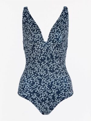 Floral swimsuit with tie details - 7976521-2150