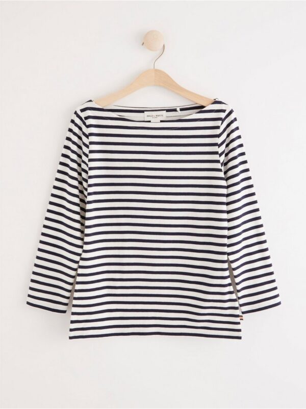 Striped cotton top - 7978259-7763