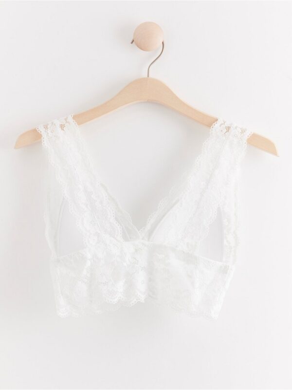 Bralette with lace - 7983700-70