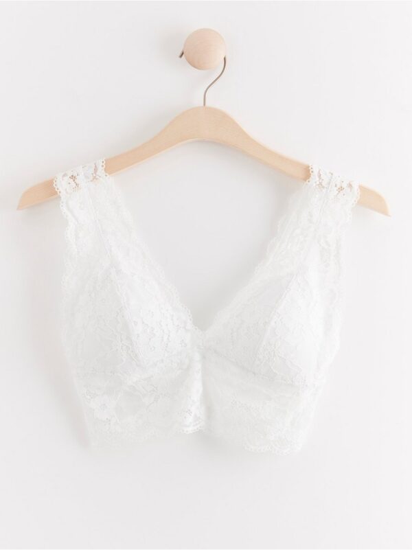 Bralette with lace - 7983700-70