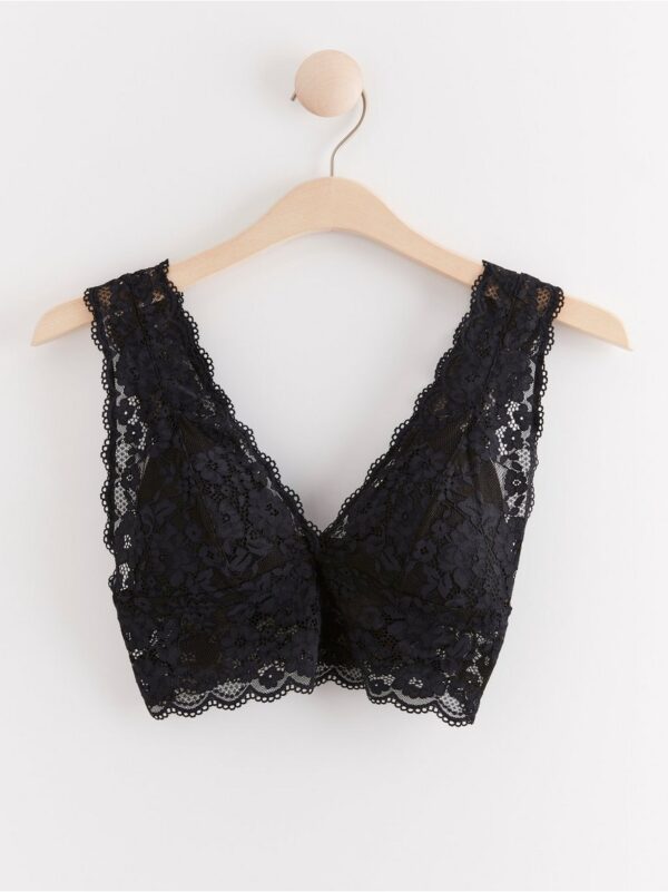 Bralette with lace - 7983700-80