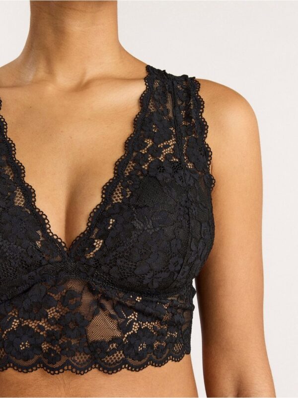 Bralette with lace - 7983700-80