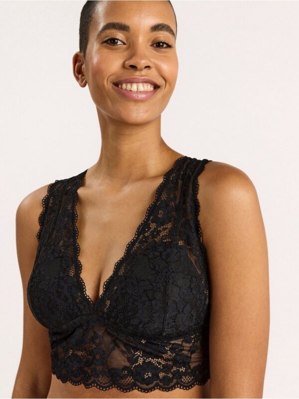 Bralette with lace - 7983700-80