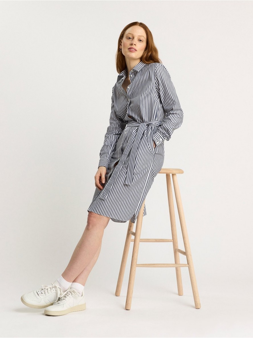 Haljina – Striped shirt dress