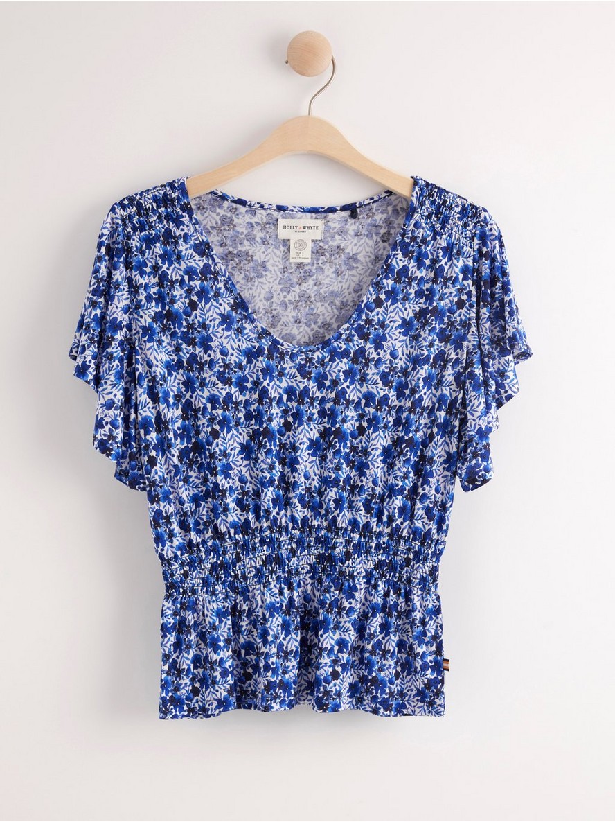 Majica – Patterned top in lyocell blend