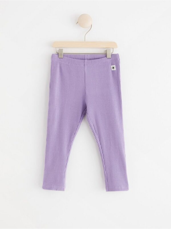 Ribbed leggings - 8002781-6927
