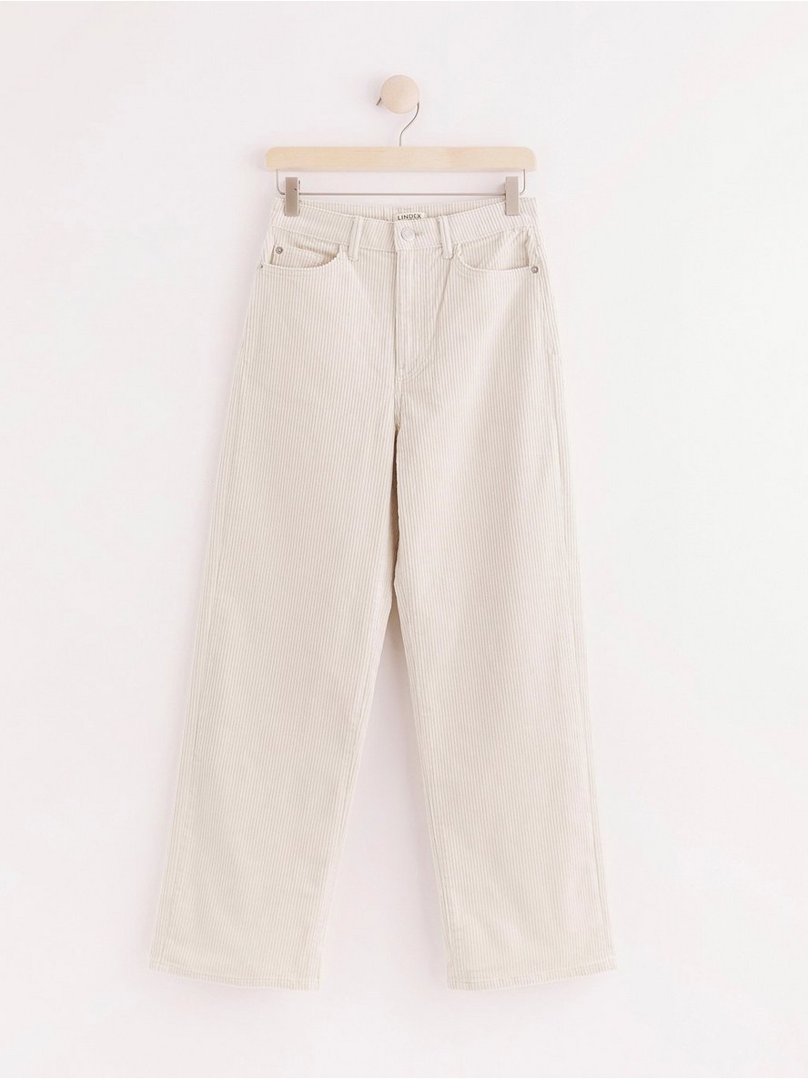 Pantalone – HANNA Wide high waist corduroy trousers