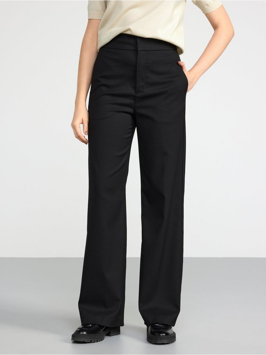 Pantalone – LYKKE Wide high waist trousers