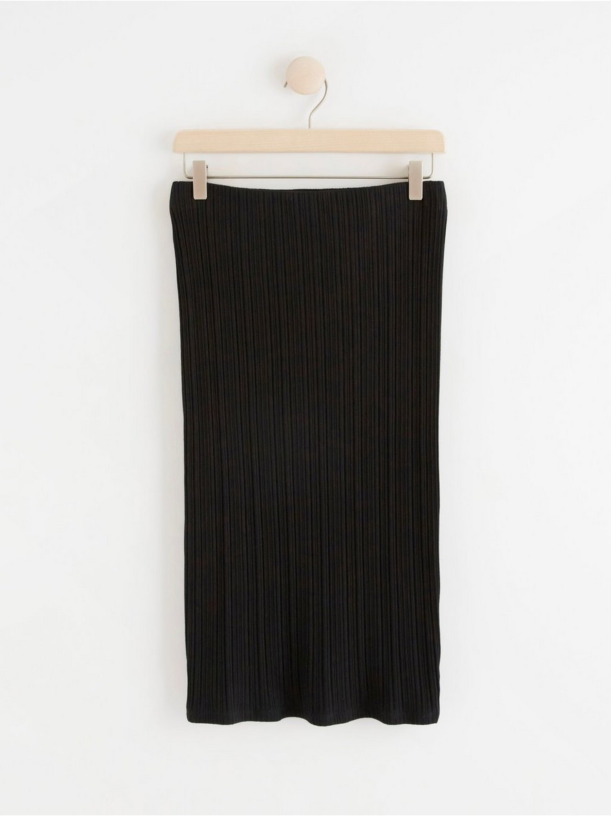 Suknja – Ribbed jersey skirt