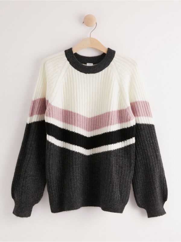 Rib-knit jumper - 8019526-9804