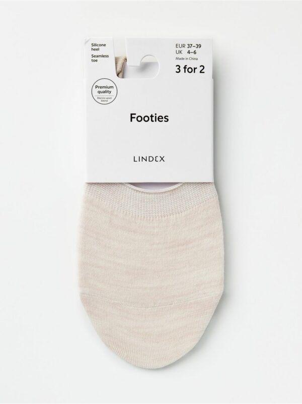 Low ankle socks in merino wool blend - 8022730-7950