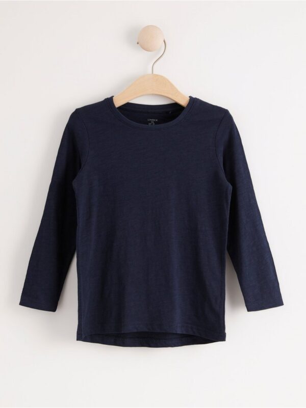 Long sleeve slub jersey t-shirt - 8024220-2521