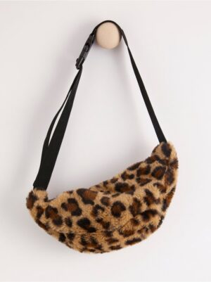 Bum bag with leopard fake fur - 8034695-239