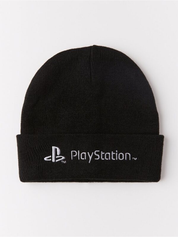 Knitted cap with Playstation™ embroidery - 8034954-80
