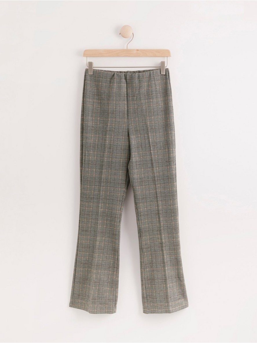 Checkered jersey trousers - 8037743-150