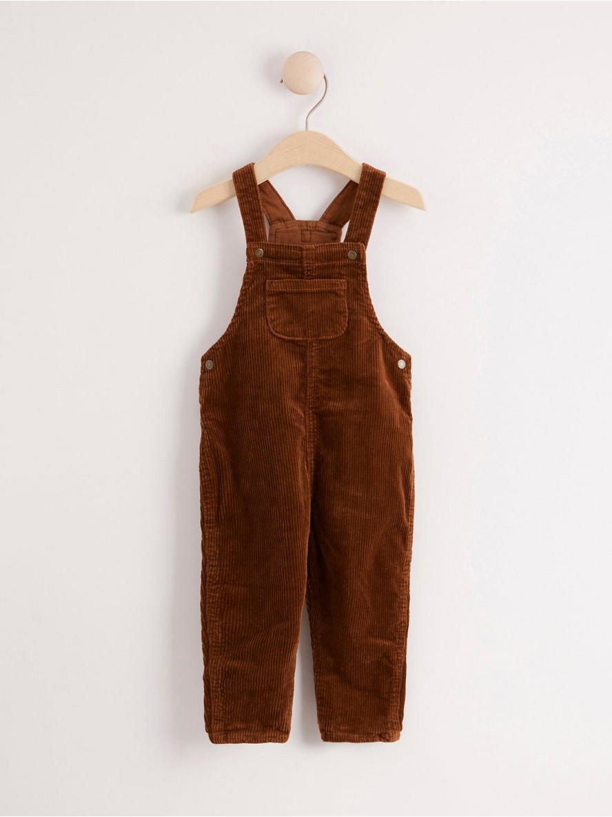 Pantalone – Brown corduroy dungarees