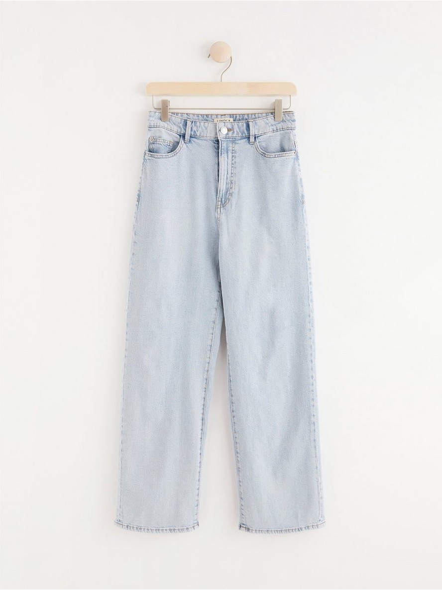 Pantalone – HANNA Wide high waist jeans with cropped leg