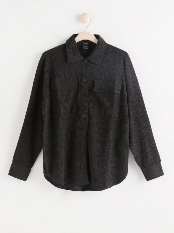 Pleated shirt with pockets - 8045945-80