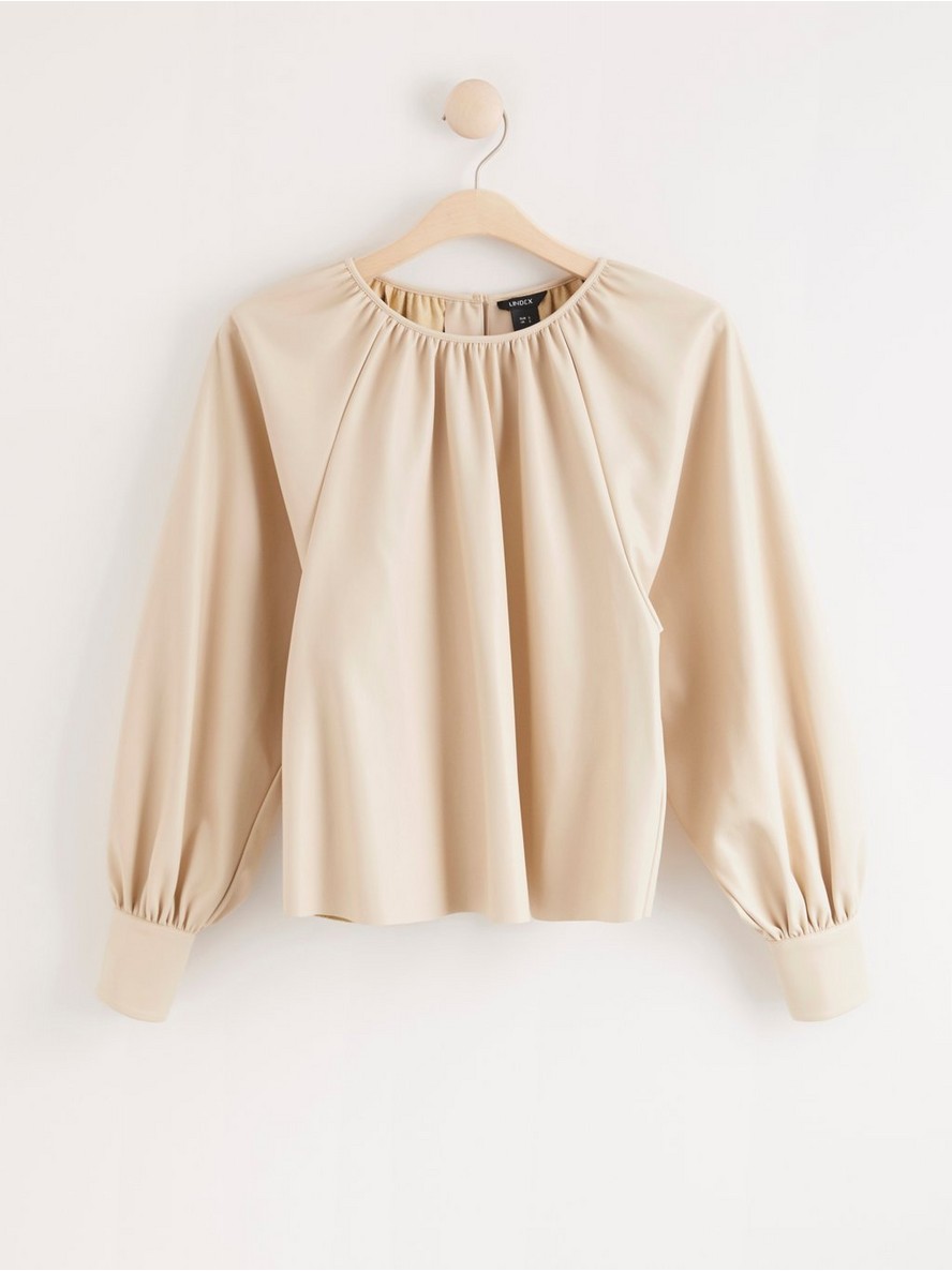 Bluza – Imitation leather blouse