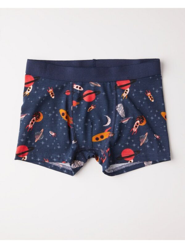 Boxer shorts with space print - 8051025-6877