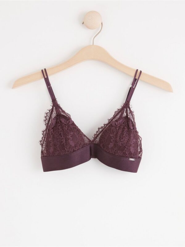 Bralette with lace - 8074507-6940