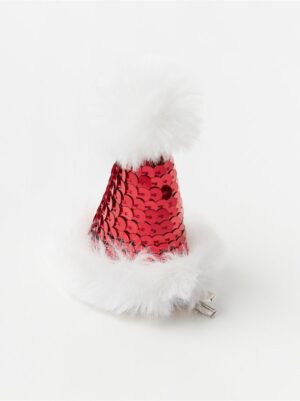 Hair clip with santa hat - 8087593-7251